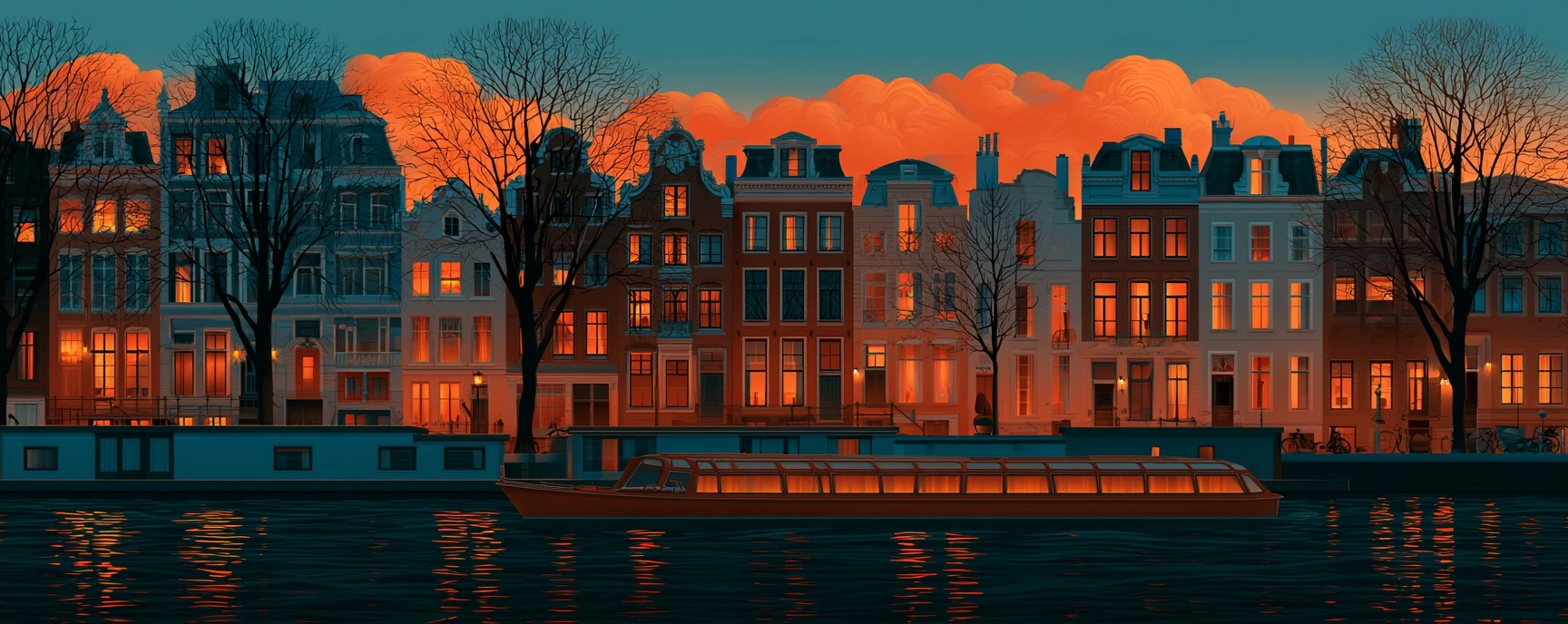 Amsterdam Sunset Canals