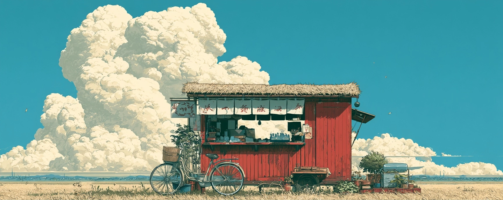 Red Food Cart