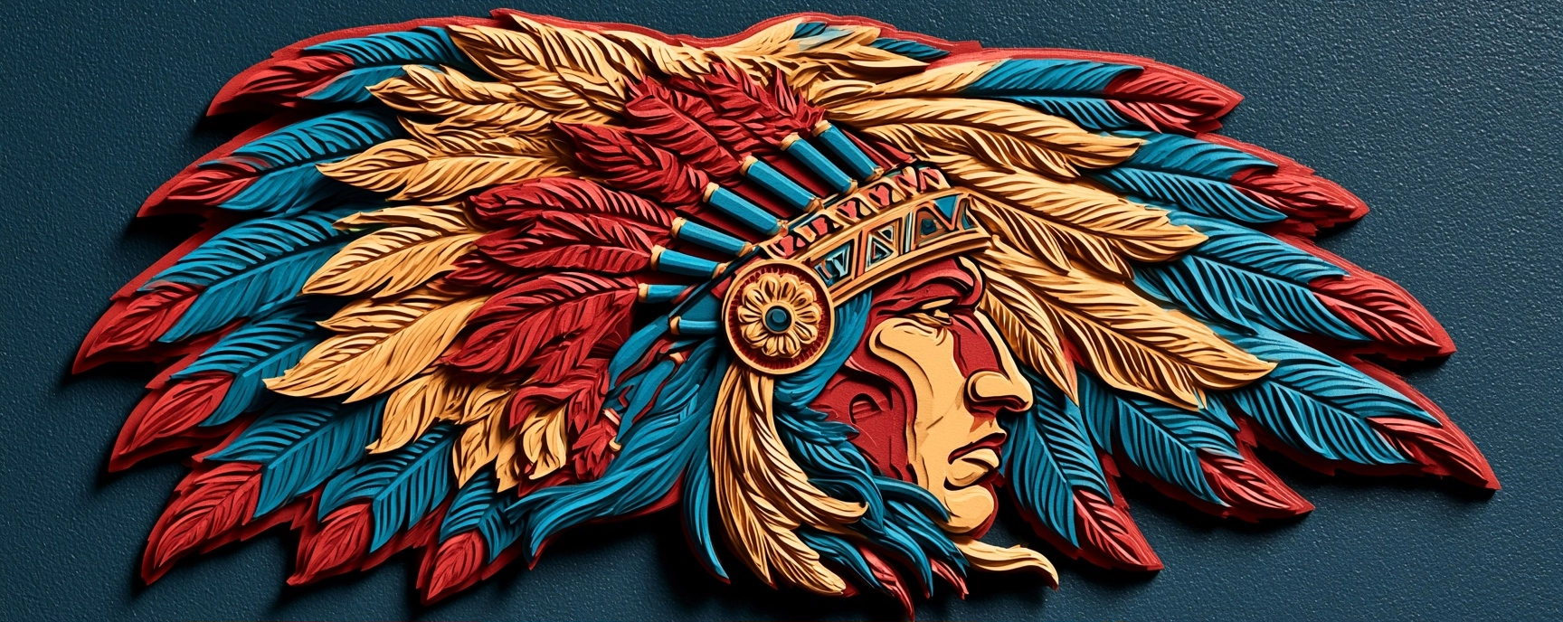 Tribal Headdress Relief